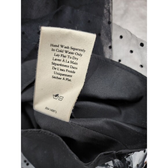 NWT LoveShackFancy Faron Bow Tulle Mini dress Party Cocktail Size 8 Black - Picture 12 of 15